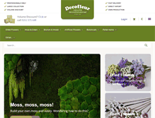 Tablet Screenshot of decofleur.com
